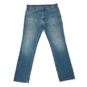 Levi's 511 Mens 36x30 Blue Jeans Denim Straight Leg Cotton Everyday Classic